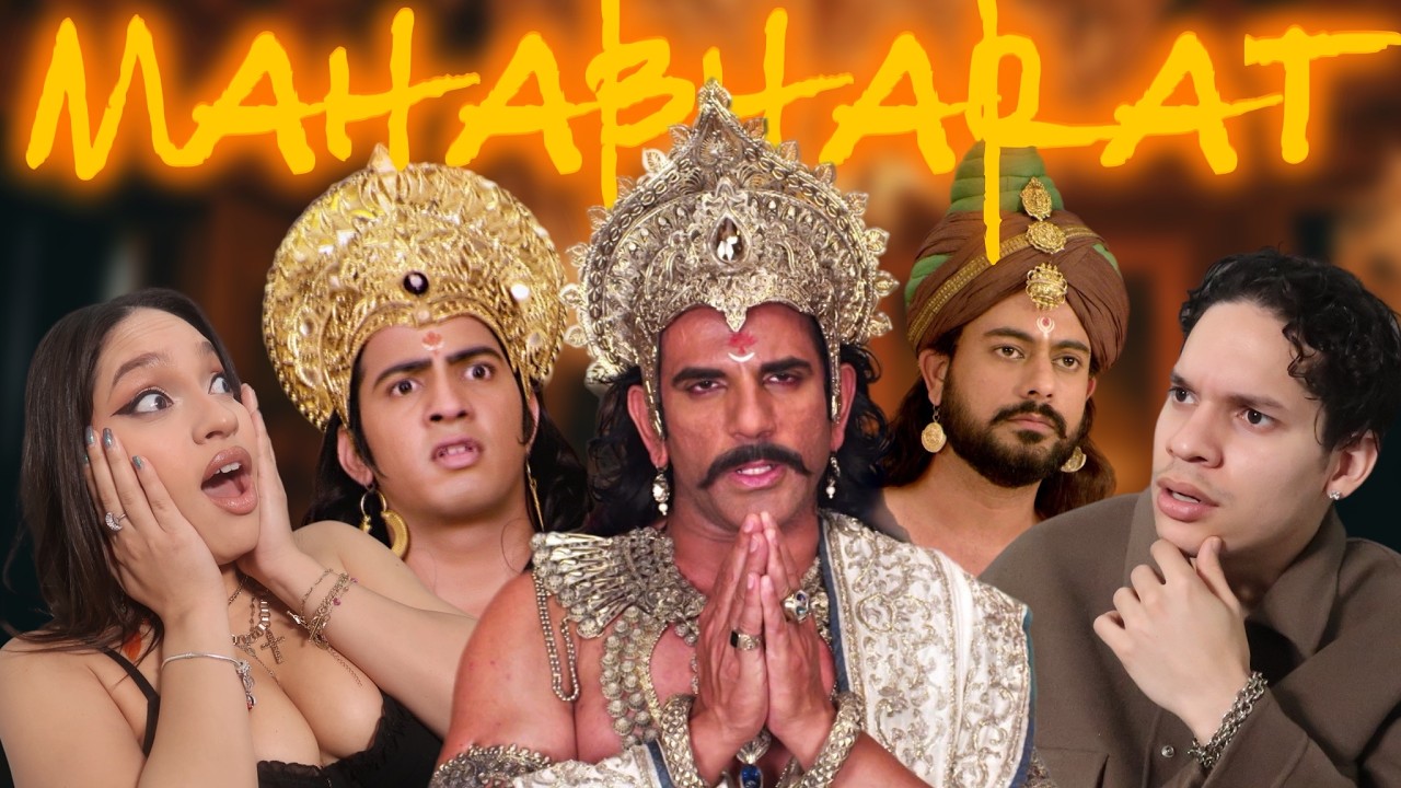 This Indian series is too good... Latinos react to Mahabharat (Season 1 & Season 2)