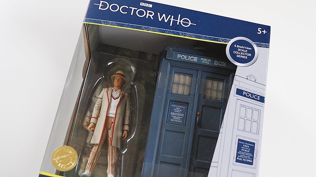 Fifth 5th Doctor Who Tardis Set Visitation 5.5" Figure Set Peter Davison NEW 