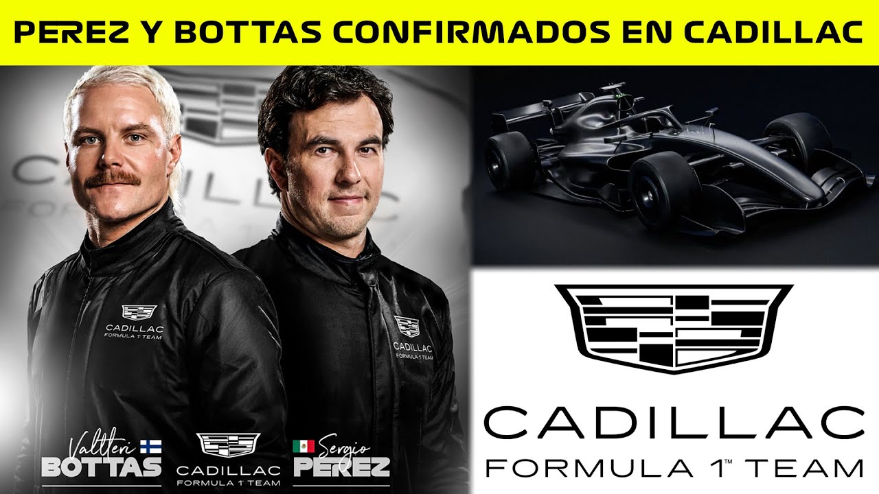 ⚠️OFICIAL🔥 PEREZ y BOTTAS CONFIRMADOS en CADILLAC para 2026 ✅ El REGRESO y la EXPERIENCIA