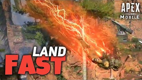 HOW TO LAND FAST IN APEX LEGENDS MOBILE || JUMP MASTER TIPS AND TRICKS FOR APEX LEGENDS MOBILE