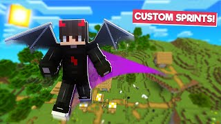 MINECRAFT But I Have Custom Sprints!