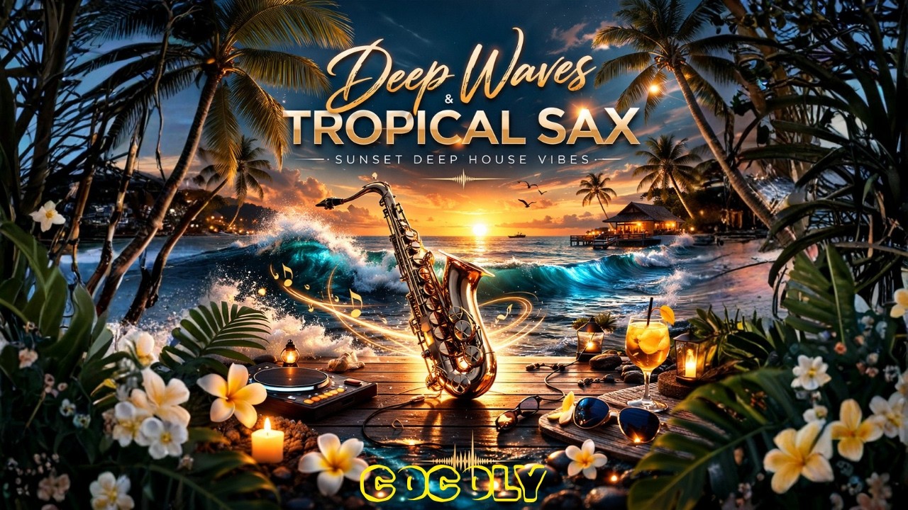 THE BEST Deep Wave Tropical Sax 🌴✨ 1 Hour Sunset Chill Session
