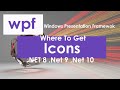 Where To Get Icons For Your WPF Projects #WPF #icons