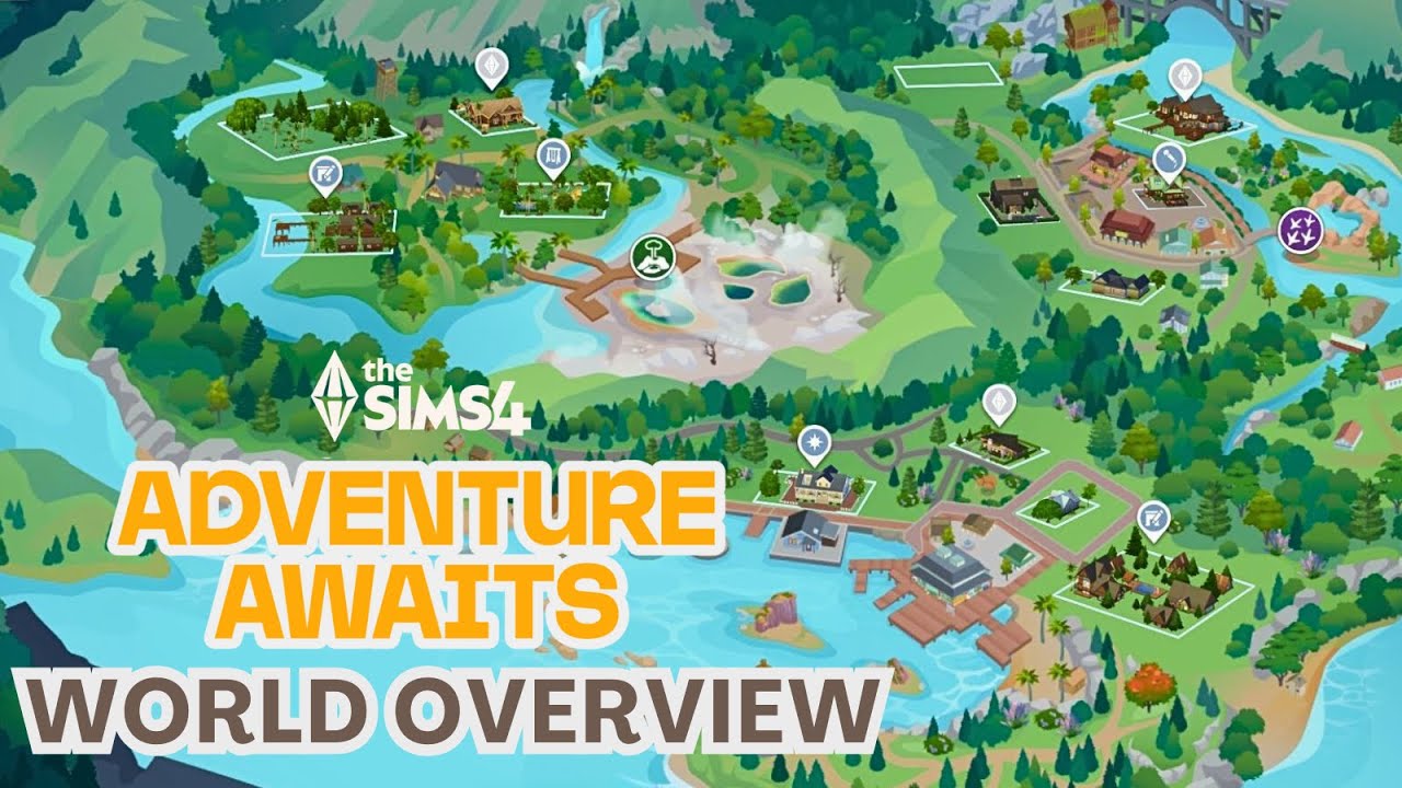 The Sims 4 Adventure Awaits World Overview YouTube