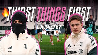 Greitas perdavimas ir smūgiai į tikslą | JUVENTUS treniruotė prieš Bodø/Glimt išvyką ❄️