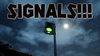 How signals and trains work in satisfactory update 5!