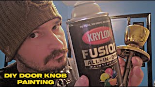 How to Spray Paint Door Knobs