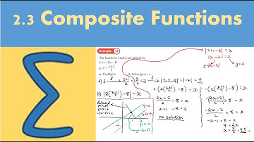2.3 Composite Functions (PURE 2 - Chapter 2: Functions and mappings)