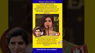 Samantha Ruth Prabhu: Saving Lives Beyond the Big Screen! #motivation #shorts #ytshorts #bollywood