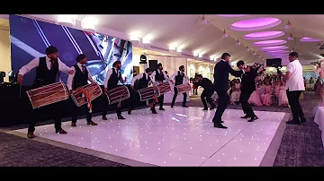 Elite Drummers | Dhol Players | Dhol Drummers | Indian Wedding | Dhol Stage Set Performance