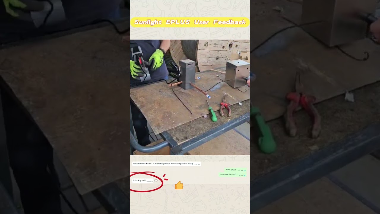 Sunlight Electronic Ignition Exothermic Welding EPLUS Feedback 