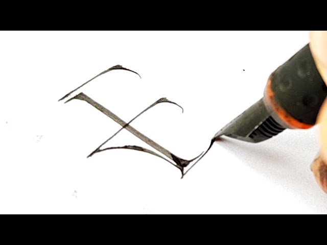 Draw With Me | Roman Capitals Calligraphy 5 Ee