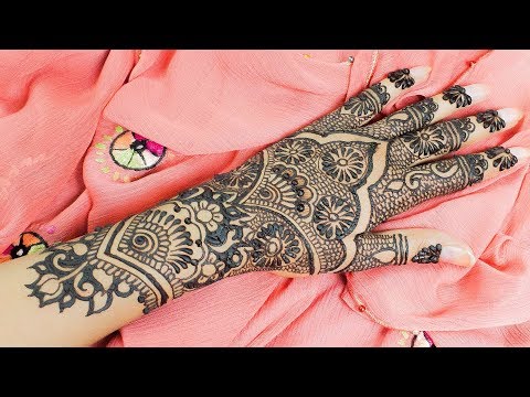Pakistani Indian Wedding Mehndi Design 2017 Video | Bridal Henna Mehndi