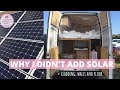 Why I didn’t put solar in my van + Cladding, Walls &amp; Floor | Solo Female Van Build | E.4