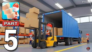 Mr.Shipping: Arcade Idle - Gameplay Walkthrough Part 5 - Warehouse Worker Job (Android, iOS)