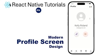 React Native #16 - How to design a simple & cool functional profile screen in React Native