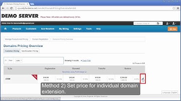 How to Manage Domain Products in Reseller Hosting | ResellerClub Tutorial