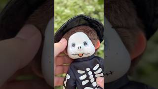Rare Halloween SKELETON Monchhichi Unboxing! 🎃💀 #monchhichi #halloween #spooky #unboxing