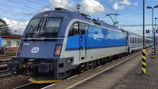 Train EC 104 Polonia (Ex4) in Otrokovice 16.3.024