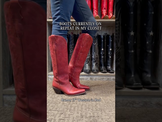 Turns out these are all from my Justin Boots collection! Shop the new styles now, link in bio 👢