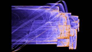 Fractal animation - 720p busy latööcarfian orbit attractor