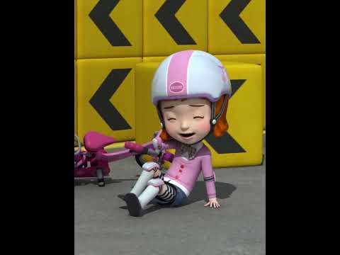 Riding a Bike by Myself! #robocarpoli #shorts