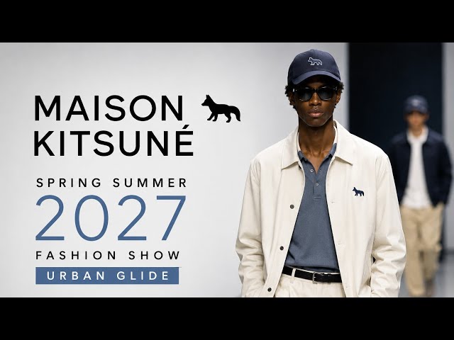 MAISON KITSUNÉ Spring Summer 2027 Fashion Show | Urban Glide