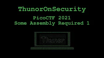 Some Assembly Required 1 Challenge from picoCTF 2021 (Web Exploitation) Some Assembly Required 1 Challenge from picoCTF 2021 (Web Exploitation)