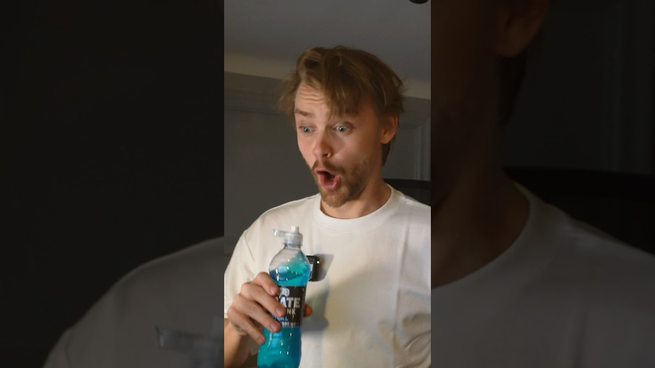 Hur man INTE dricker ur en flaska