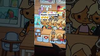 Aesthetic family night routine#tocabocalifeworld