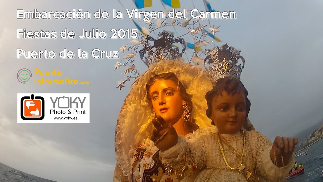 Embarcación de la Virgen del Carmen (Fiestas de Julio 2015 - Puerto de la Cruz)