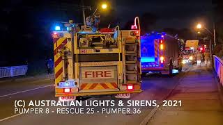 *NEW SCANIA* AV // FRV // VICPOL - Pumper 10B, 23 & Rescue 25 - Rescue Operation - Glen Waverley