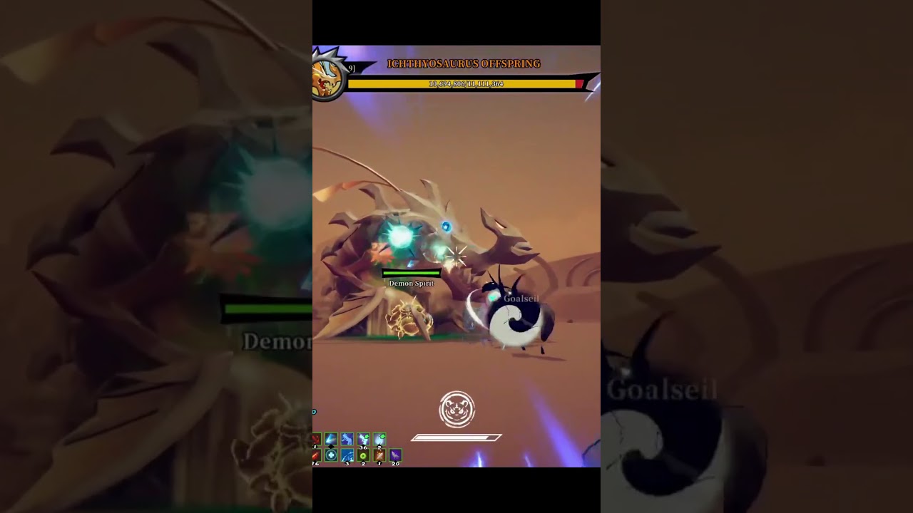 Itchyosaurus in 8 seconds on the highest difficulty (Reincarnation 9) - Gunfire Reborn