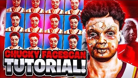 NBA 2K22 BEST CHUCKY FACE SCAN TUTORIAL! HOW TO GET THE CHUCKY FACE SCAN IN NBA 2K22! BABY FACE SCAN