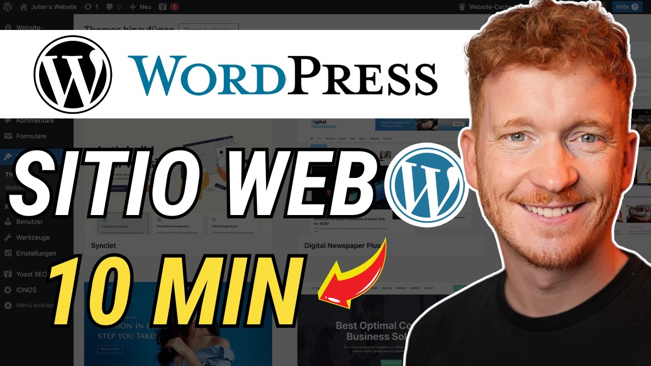 Cómo crear un sitio web con WordPress en 10 minutos (con IA)