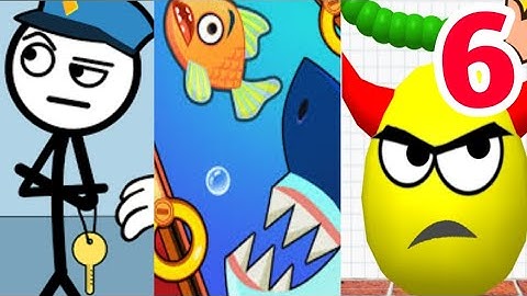 Thief Puzzle VS Save the Fish VS Draw to Smash  - All Levels - Full Gameplay Walkthrough - Part 6