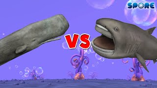 Sperm Whale vs Megamouth Shark | Beast Deathmatch [S1E4] | SPORE