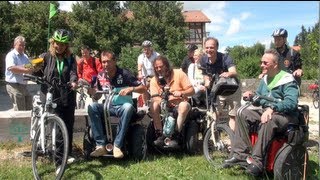 Alb Inklusion Rollstuhl Tour 2013 BÜNDNIS 90 DIE GRÜNEN