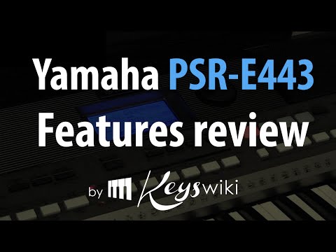 Yamaha PSR E443. Connecting audio devices(5/5)