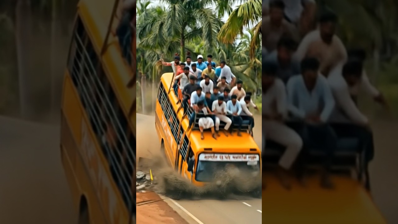 Road Collapses! Bus Swallowed by Earth | 