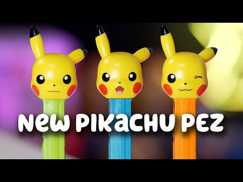 New Pikachu Pokemon PEZ - YouTube