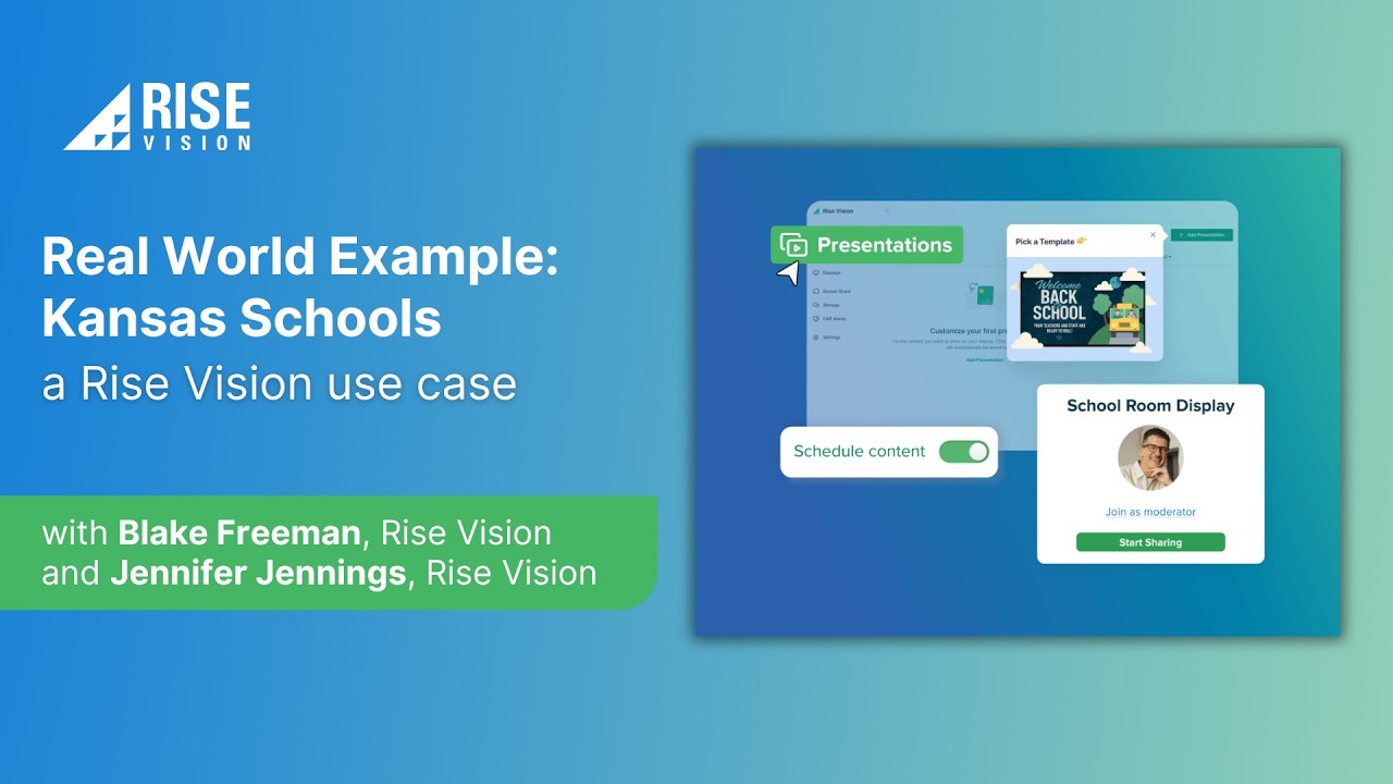 How Kansas Schools Use Rise Vision to Modernize Communication - YouTube