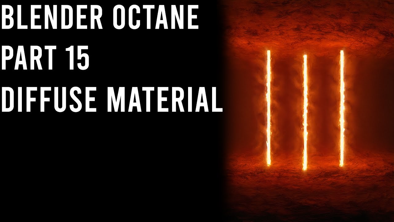 Blender Octane Part 15 How To Make Diffuse Material - YouTube