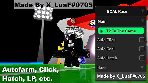 GOAL Race Script | Autofarm, Click, Hatch, LP, etc.