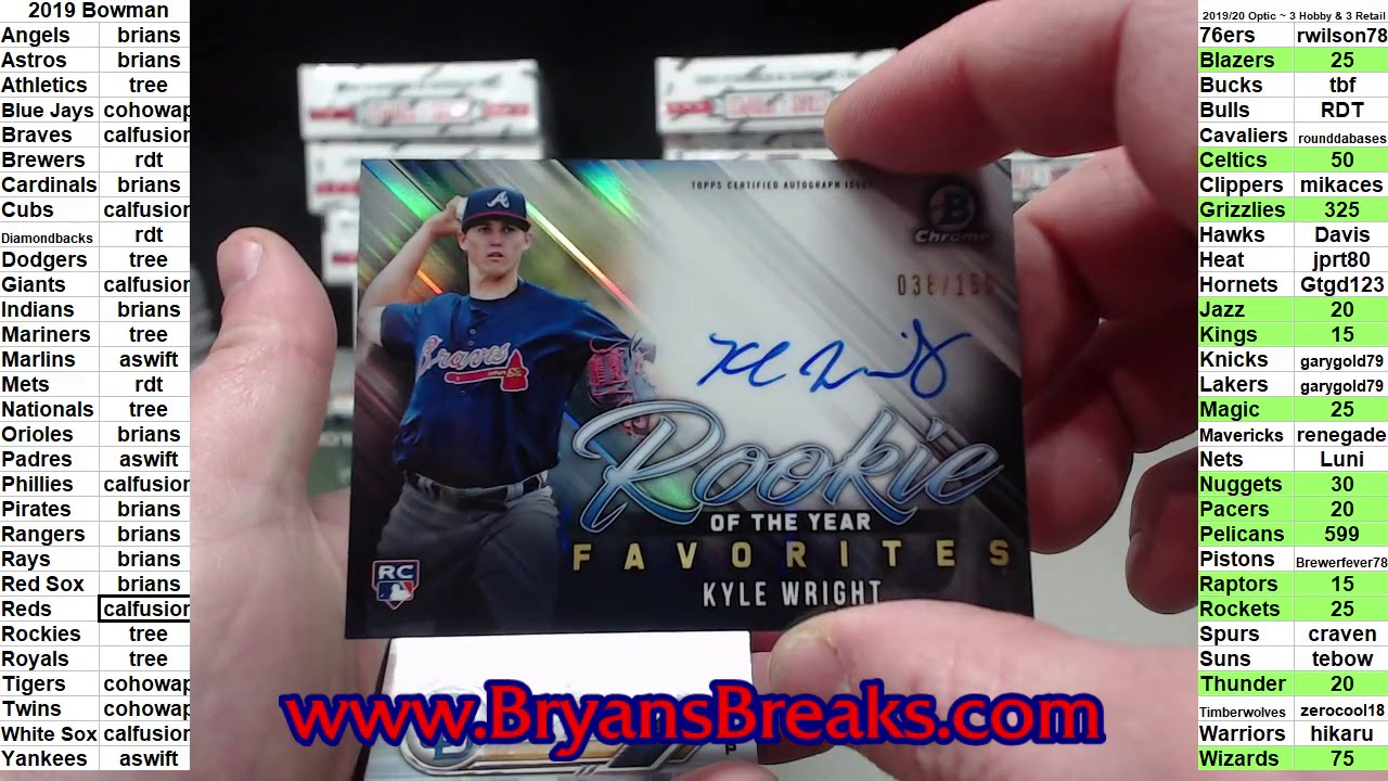 2 Boxes 2019 Bowman Jumbo ~ Draft - YouTube