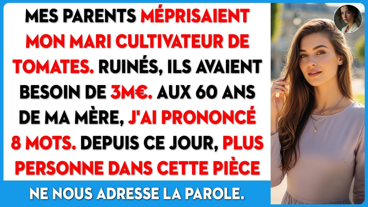 Mes parents se sont moqués de mon mari fermier jusqu'à ce qu'on refuse de les aider.