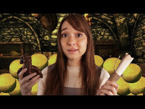 ASMR The Life of a Skyrim NPC Merchant