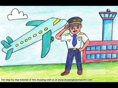 Airline Pilot Drawings for Sale  Fine Art America