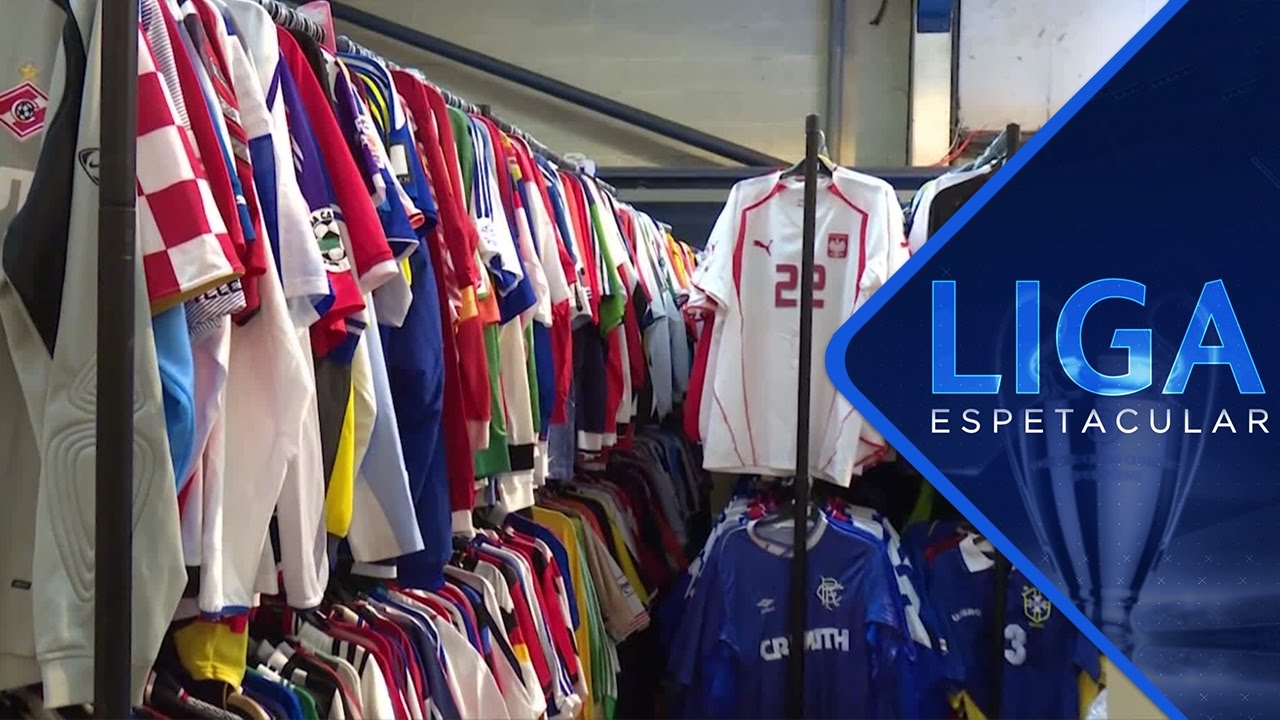 LIGA ESPETACULAR – A maior coleção de camisas de futebol do mundo fica em Manchester