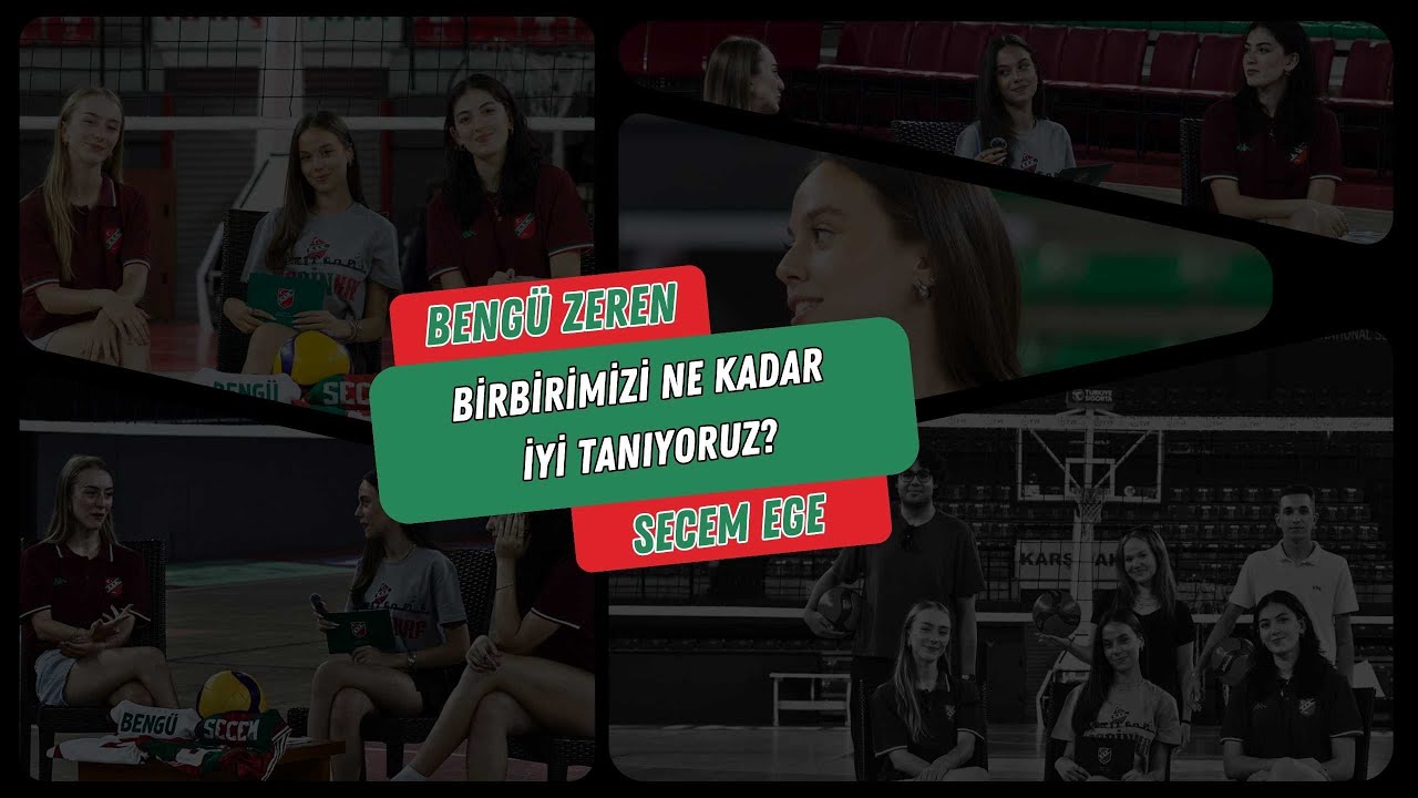 Bengü Zeren ve Secem Ege ile birlikte “Birbirimizi Ne Kadar İyi Tanıyoruz?“  | Karşıyaka Voleybol |